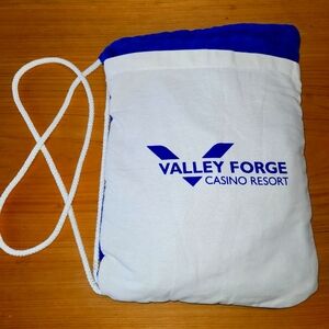 Beach Towel Tote Bag Combo Valley Forge Casino Resort of PA Bright Royal Blue